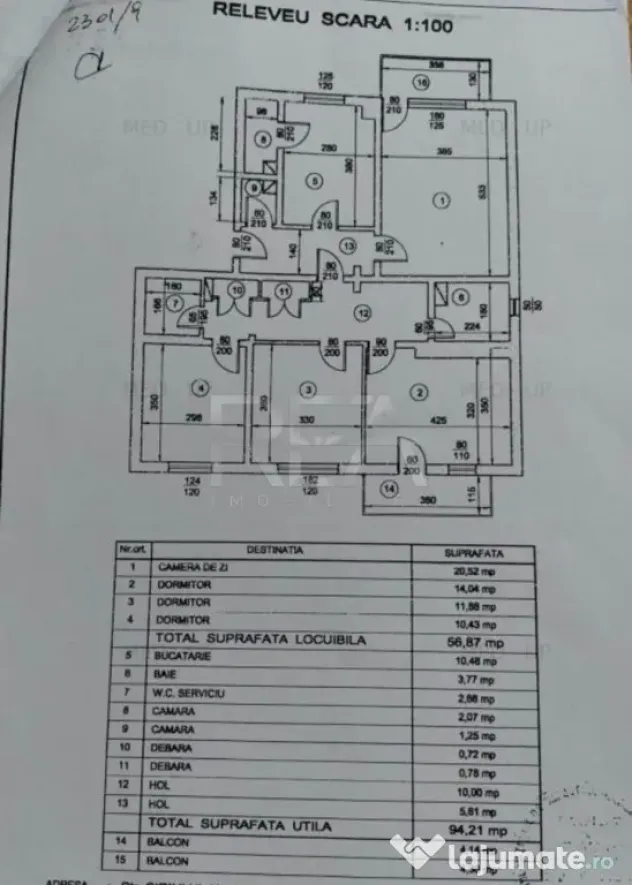 4 camere, bloc 1987, etaj 3/4, în zona Aviației - Bucuresti (Bucuresti-Ilfov)