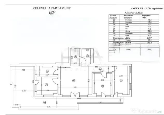 3 camere Matei Voievod, centrală, et. 5, an 2021, 151 mp, t - Bucuresti (Bucuresti-Ilfov)