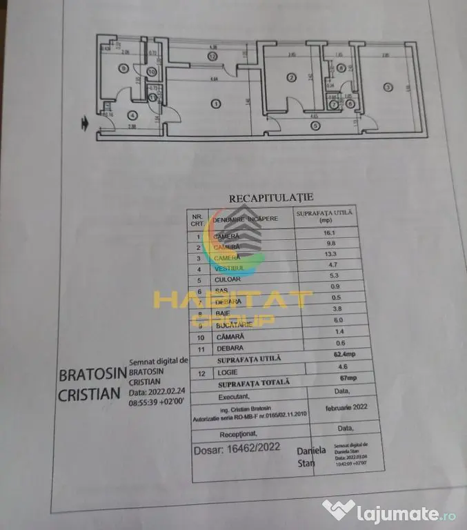 3 camere Brancoveanu Covasna etaj 2 mobilat utilat - Bucuresti (Bucuresti-Ilfov)
