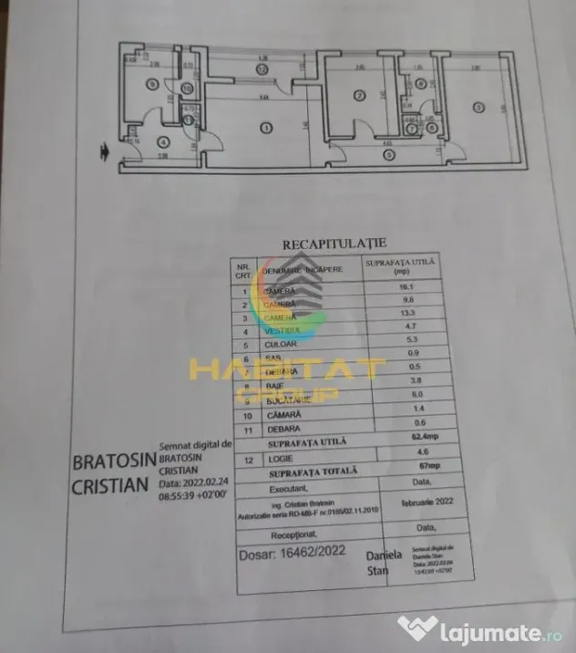 3 camere Brancoveanu Covasna etaj 2 mobilat utilat - Bucuresti (Bucuresti-Ilfov)