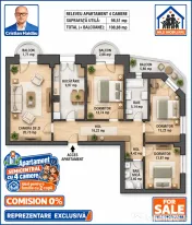 De vânzare: Apartament 4 camere | Calea Călărașilor - Sector 3 