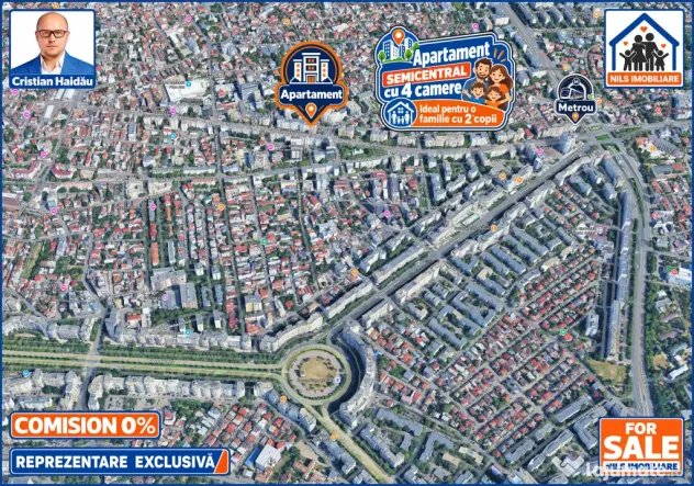 De vânzare: Apartament 4 camere | Calea Călărașilor - Sector 3
