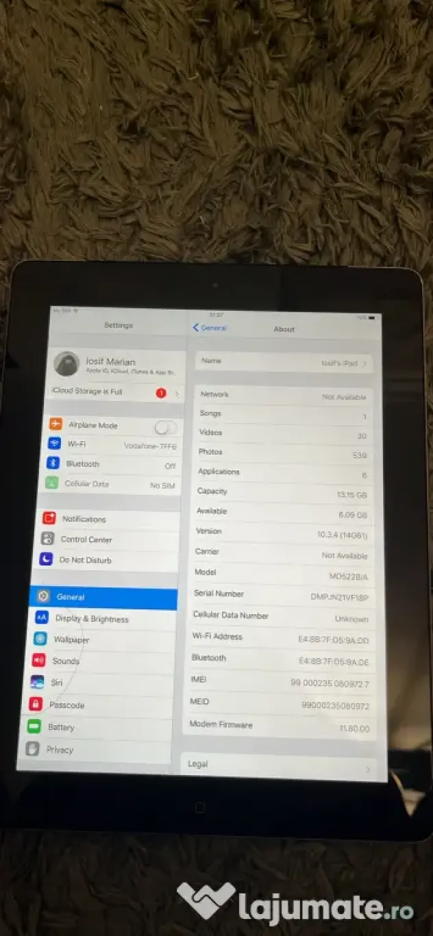 Ipad 4 2012 pentru colectionari