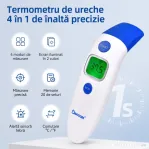 Termometru Digital Frunte și Ureche, Rapid pentru Bebeluși, Copii și Adulți
