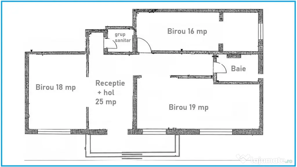 BIROURI- CABINETE, ZONA CENTRALA - 85 MP, PARTER - Ramnicu Valcea (Valcea)