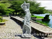 Statuetă fata erotică, din beton, model S26. 