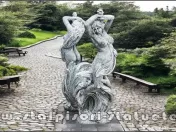 Statuetă fata erotică, din beton, model S26. 