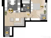 Apartament 2 Camere Incalzire in Pardoseala Ansamblu Nou Rah 