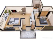 Apartament 2 camere O.B.A Luxury Plus - Tomis Plus 