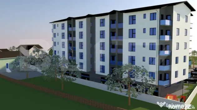 Apartament 3 camere, ansamblu nou, Radauti