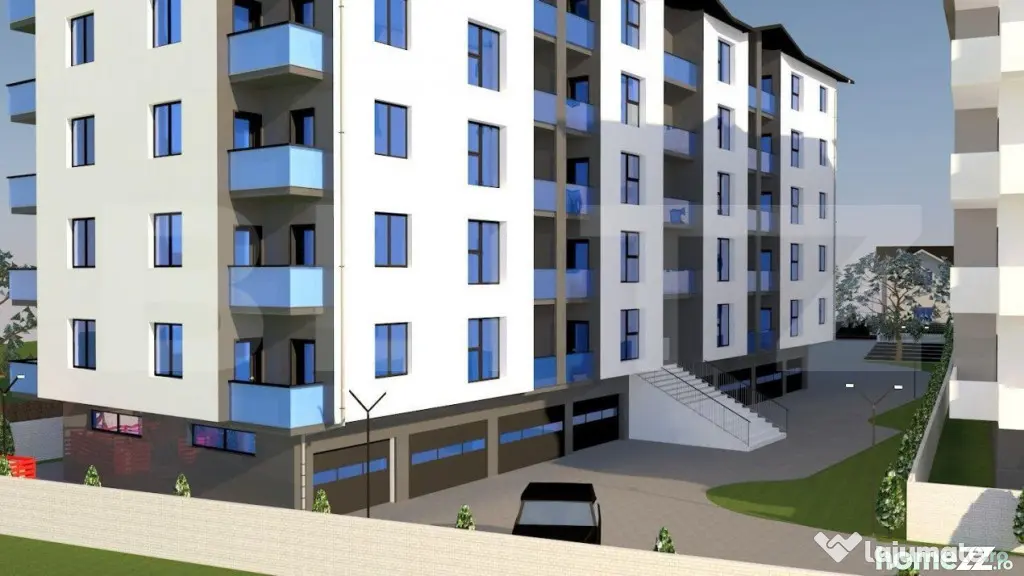 Apartament 3 camere, ansamblu nou, Radauti