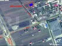 Teren cu autorizatie de constructie, 6500 mp teren, 1000 mp