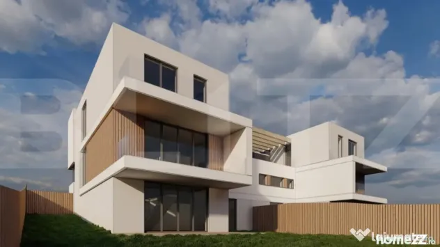 Teren cu autorizatie de constructie duplex, 1061 mp, zona Wo - Feleacu (Cluj)
