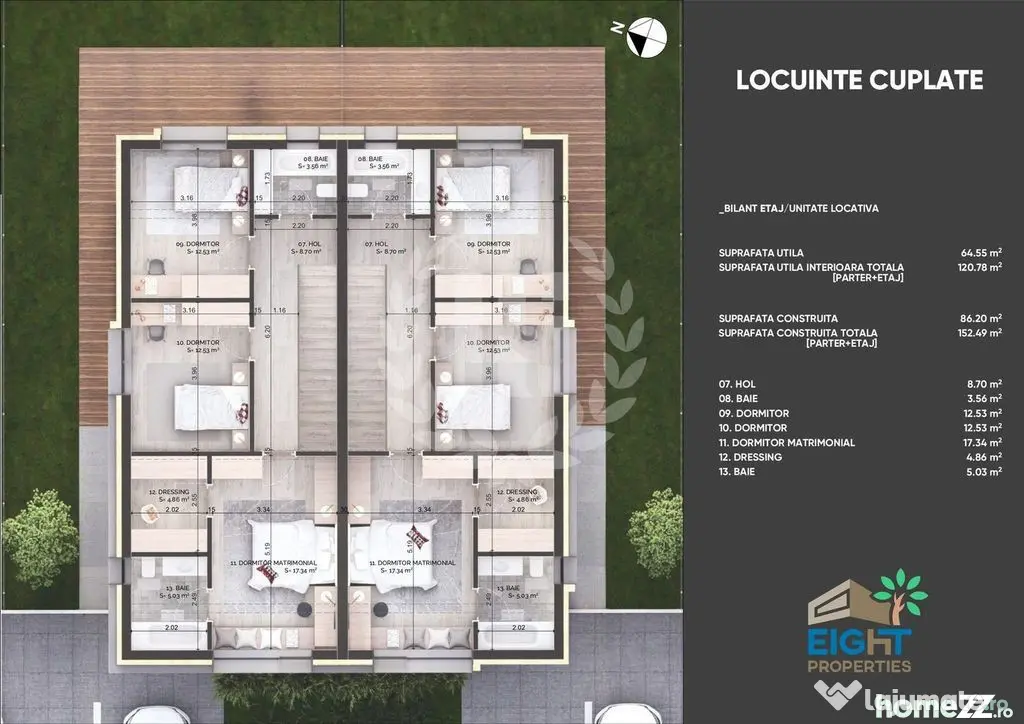 VILA DUPLEX 4 CAMERE - Balotesti (Bucuresti-Ilfov)