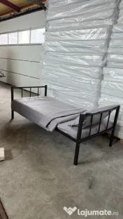Pat Metalic pentru 1 Persoană – Ofertă Specială – În Stoc 
