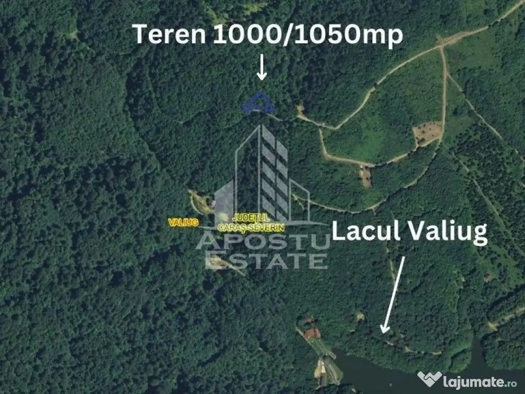 Teren intravilan, 1000 și 1050mp front stradal generos, Valiug - Valiug (Caras-Severin)