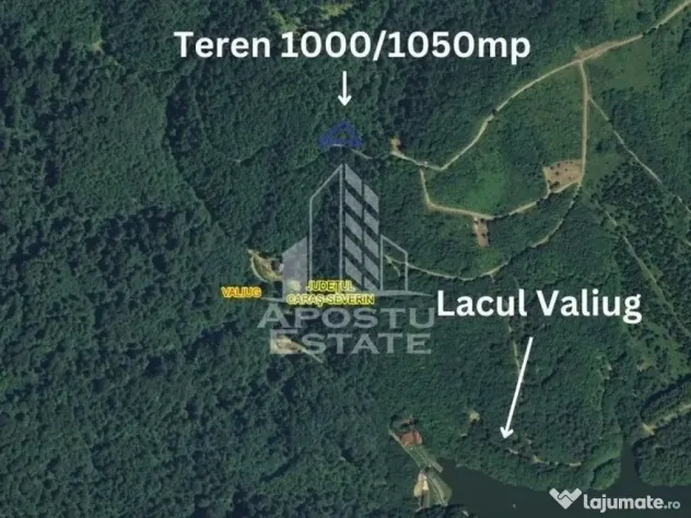 Teren intravilan, 1000 și 1050mp front stradal generos, Valiug - Valiug (Caras-Severin)