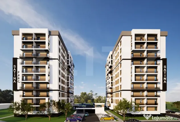 Comision 0% la cumparator! Apartament 2 camere, 63 mp, Satin