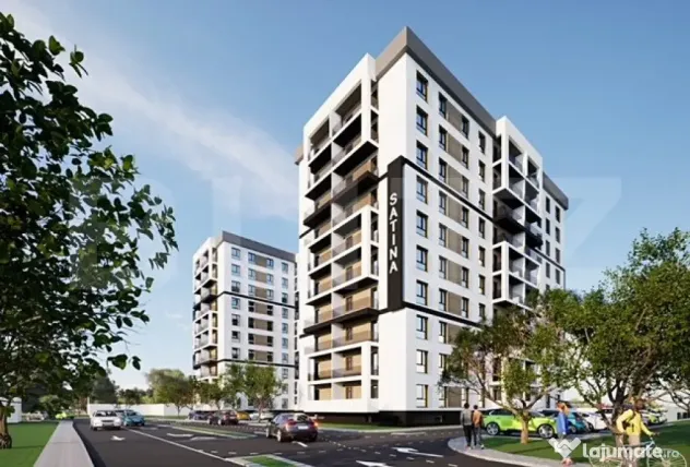 Comision 0% la cumparator! Apartament 2 camere, 63 mp, Satin