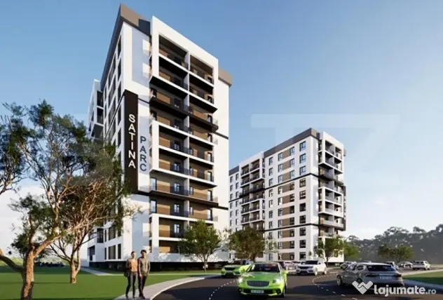 Comision 0% la cumparator! Apartament 2 camere, 63 mp, Satin