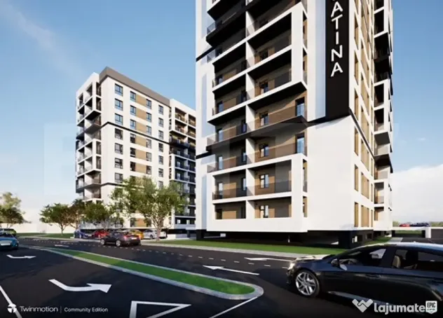 Comision 0% la cumparator! Apartament 2 camere, 63 mp, Satin