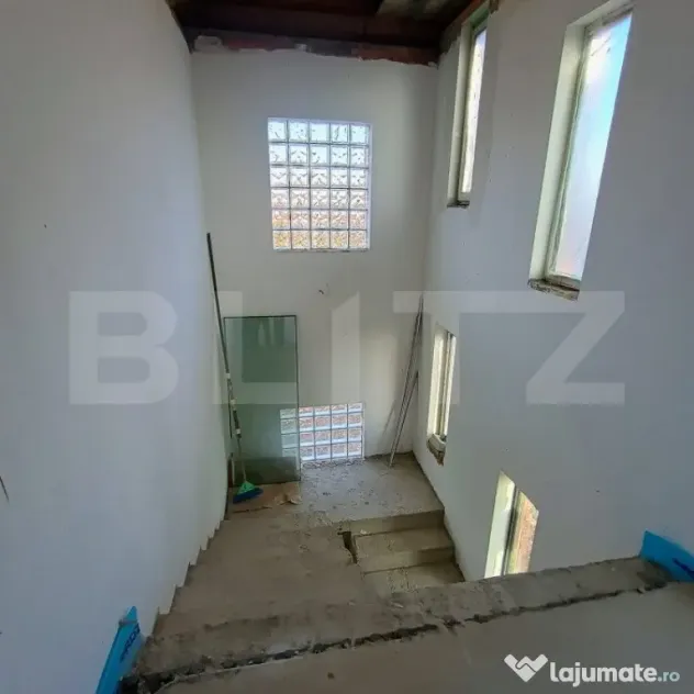 Casa semifinisata 5 camere+mansarda, 163 mp, Ploiestiori