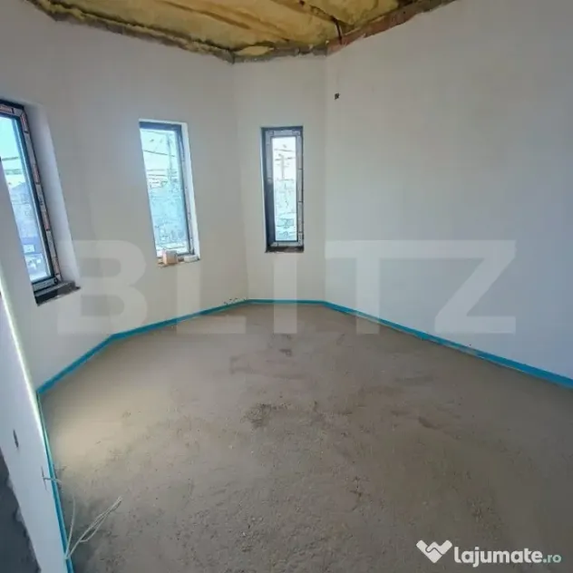 Casa semifinisata 5 camere+mansarda, 163 mp, Ploiestiori