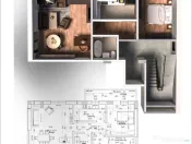 Apartament 2 camere decomandat 