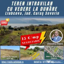 Teren Intravilan langa Dunare! Disponibil la 15 Euro/mp
