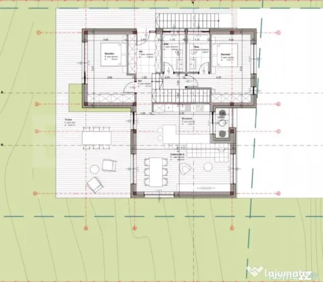 Teren autorizat, 908 mp, Salicea, utilitati, casa individual - Salicea (Cluj)
