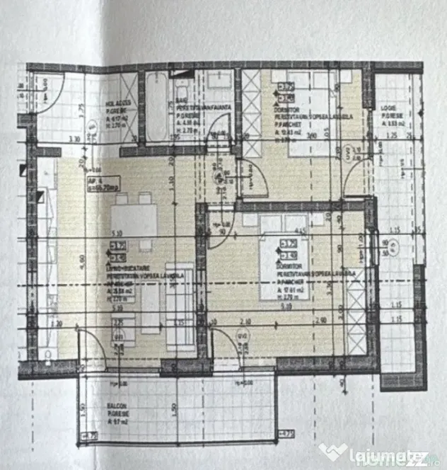 Apartament 3 camere, bloc nou, Radauti