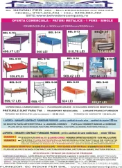 Pat Metalic Single- 1 pers-rezistent si durabil - La Pret Promotional!