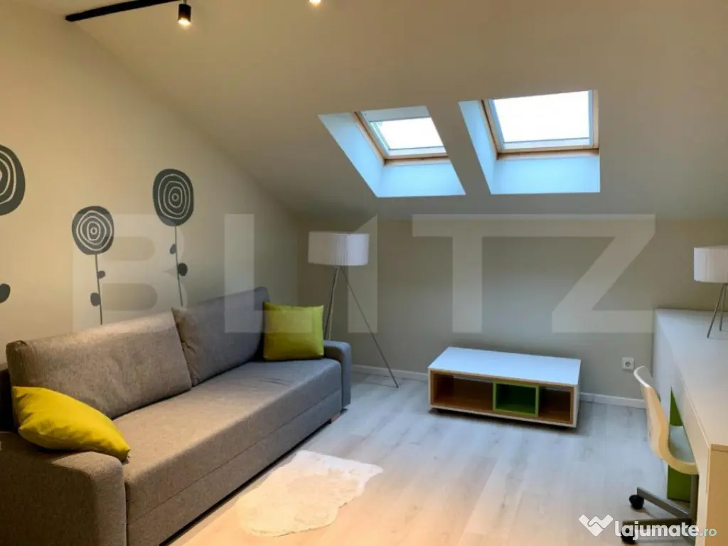 Garsoniera moderna, 32 mp, chirie facturata, zona piata de v