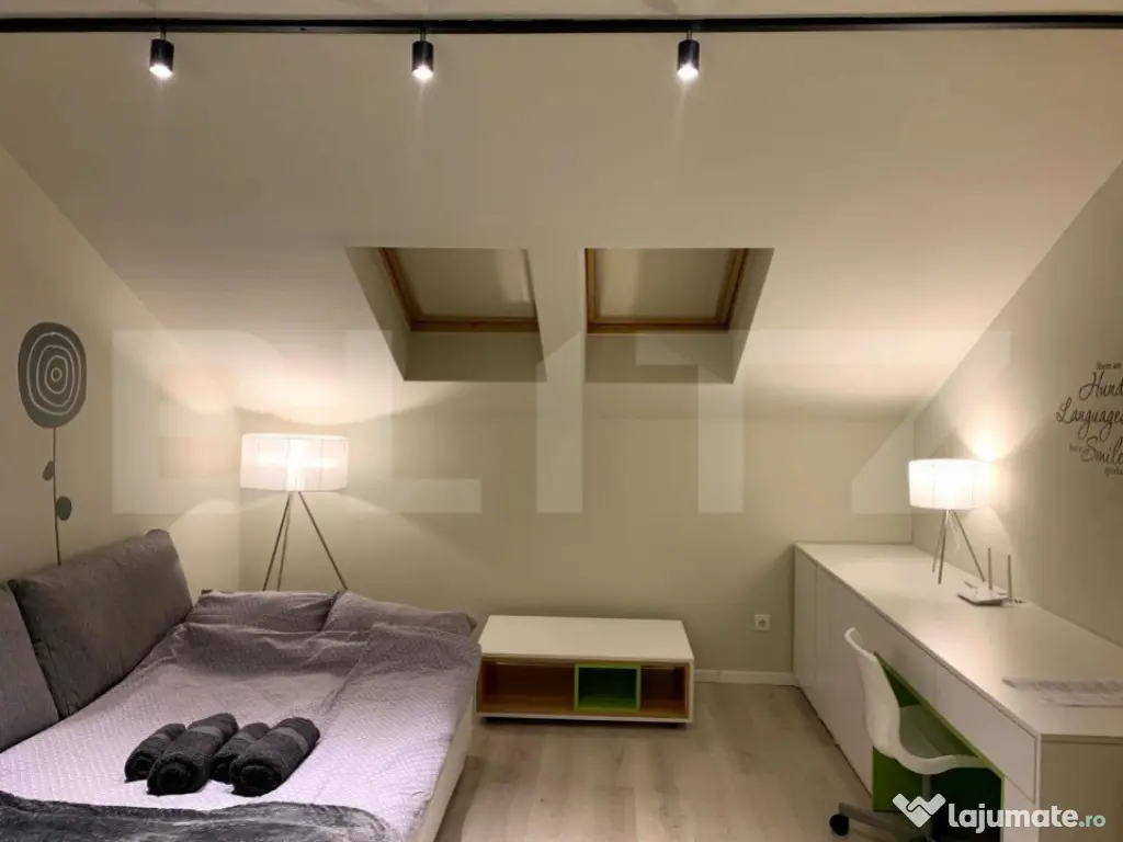 Garsoniera moderna, 32 mp, chirie facturata, zona piata de v