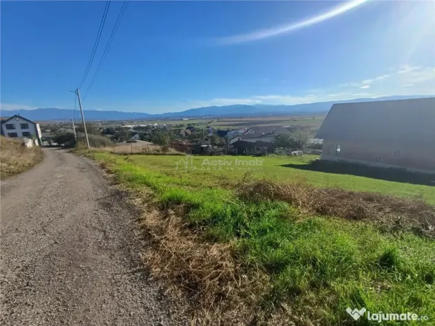 Teren intravilan cu proiect de casa autorizat in Sura Mare