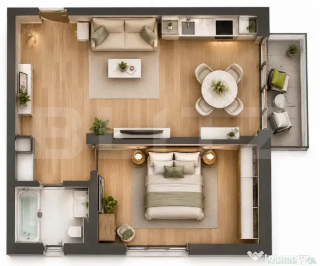 OPORTUNITATE | COMISION 0 | 2 Camere | Zona Vivo | Apartamen