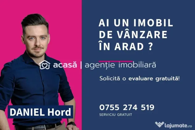 PRET NOU! Teren intravilan 748 mp - Sanleani, Arad - COMI...