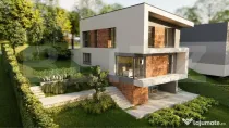 Casă modernă în Popești–170 mp utili, 600 mp teren