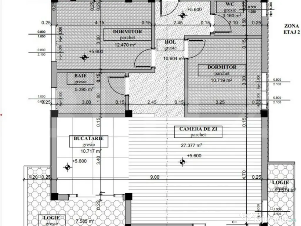 Apartament de vanzare cu 3 camere, 81 mp, zona Donath Park