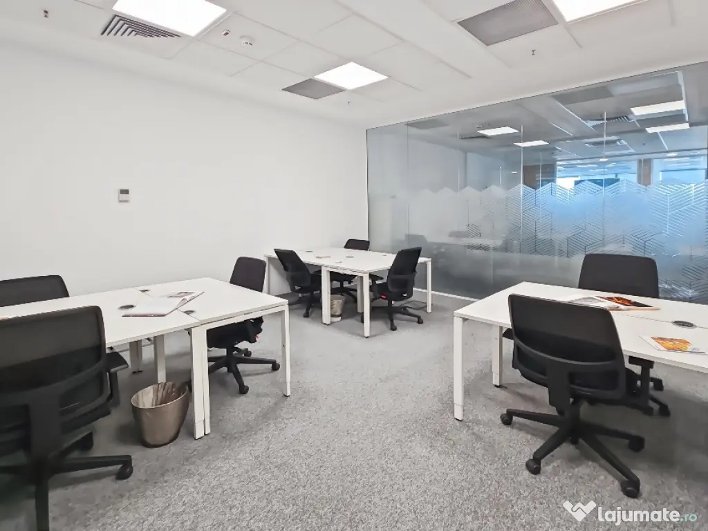 Birouri ce pot fi personalizate pentru 2 persoane în Spaces Campus 6