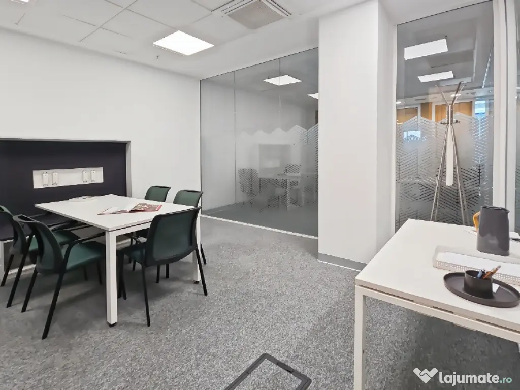 Birouri ce pot fi personalizate pentru 2 persoane în Spaces Campus 6