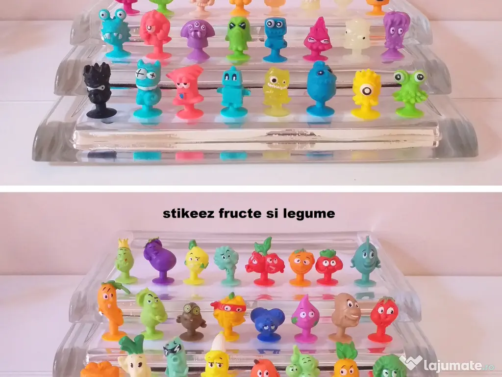 Colectii jucarii figurine stikeez strumpfi star wars gasca zurli submarin fotbal