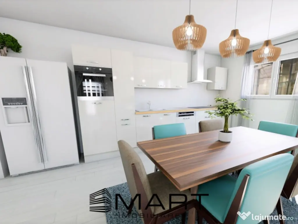 Apartament 54 mp etaj 1 cartier Davinci