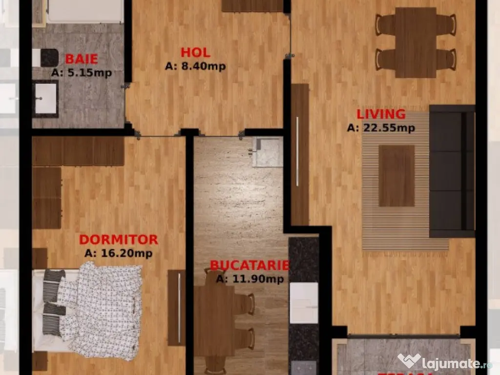 Garsoniere si Apartamente 2 camere. Direct Dezvoltator.