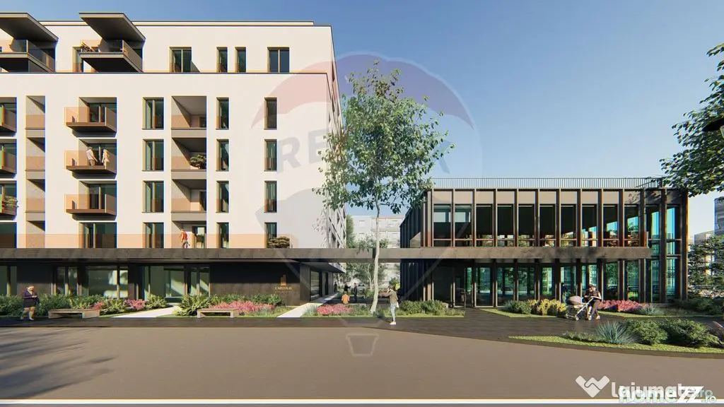 Apartament cu 2 camere, orientare E, etaj 4, Capitolis Re...