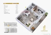 Apartament cu 2 camere, orientare E, etaj 4, Capitolis Re... 