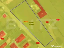 Teren intravilan, 1699 mp, front 75 ml, strada Principală,