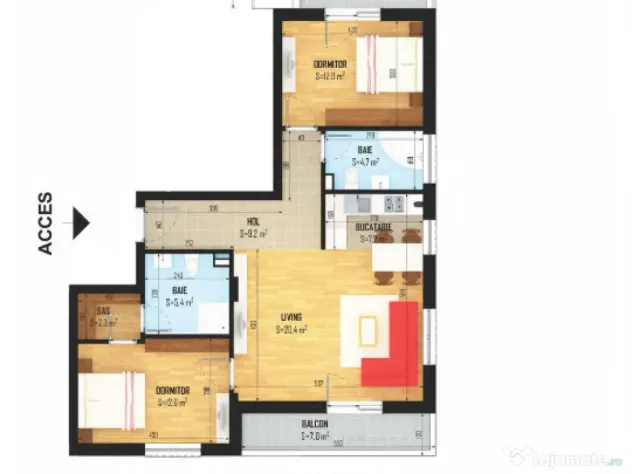 Apartament 2 camere|loc parcaare inclus|zona foarte buna