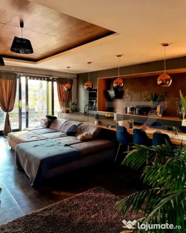Penthouse de lux 3 camere, 120 mp, 2 bai, terasa, 2 parcari