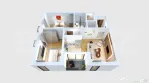 Apartament cu 3 camere, 59 mp, zona Cetate